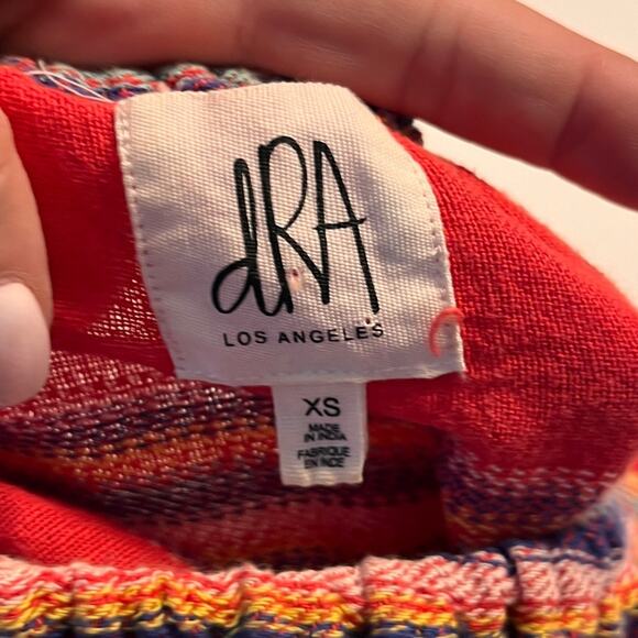 Anthropologie dRA Los Angeles Boho Striped Off the shoulder Top XS - Picture 6 of 9